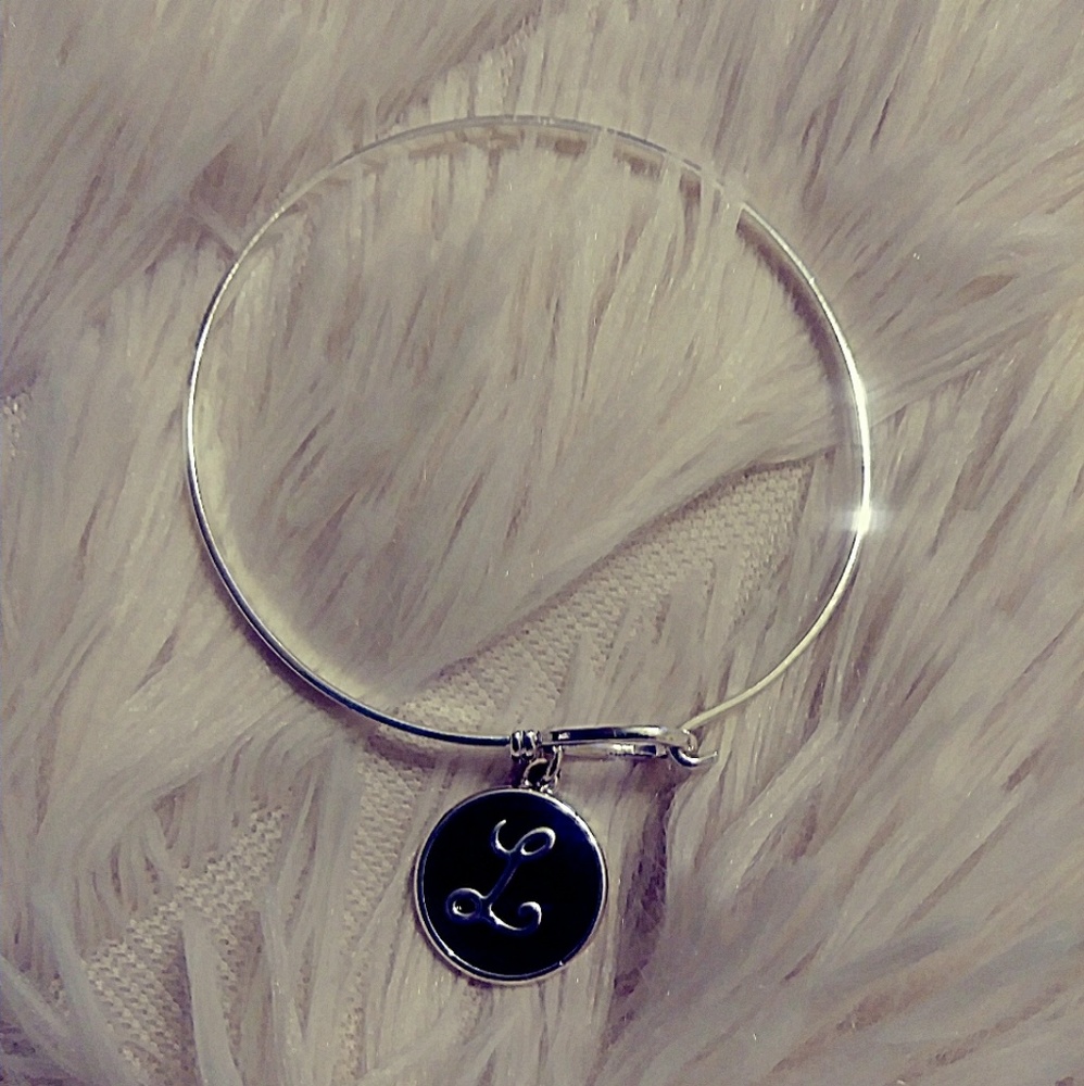 L Initial Bracelet